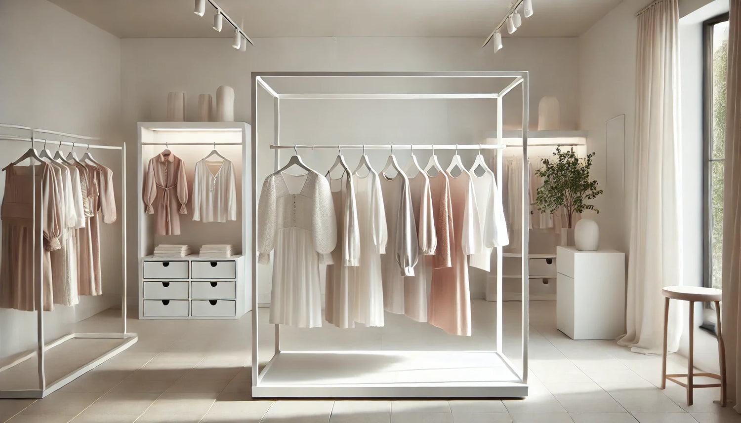 ブティックや衣装サロンのためのベストな衣類ラックの選び方ガイド