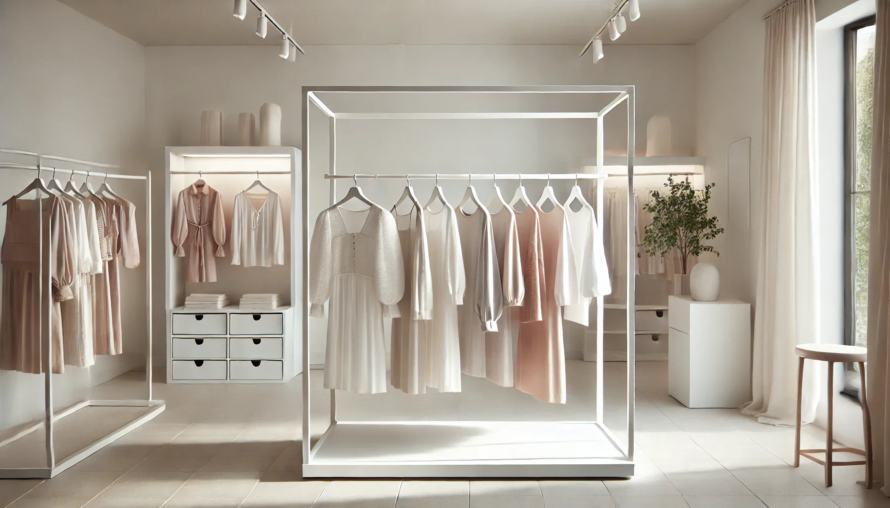 ブティックや衣装サロンのためのベストな衣類ラックの選び方ガイド