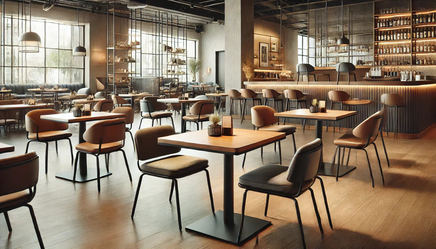 レストランとカフェ用のテーブルとチェアの選び方ガイド