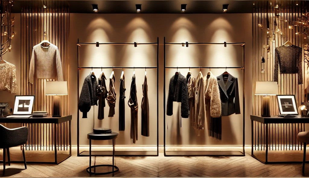 ラクジュアリーアパレル系ブティックとブティックの衣料店におけるハンガーデザインの重要性