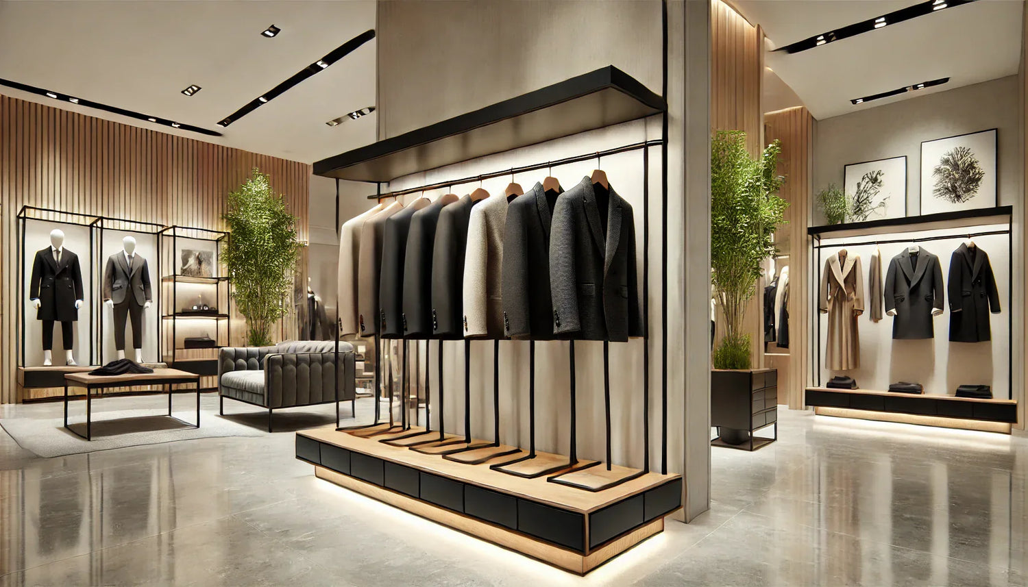 ラグジュアリーブティックとアパレルストアにおけるハンガーラックデザインの重要性