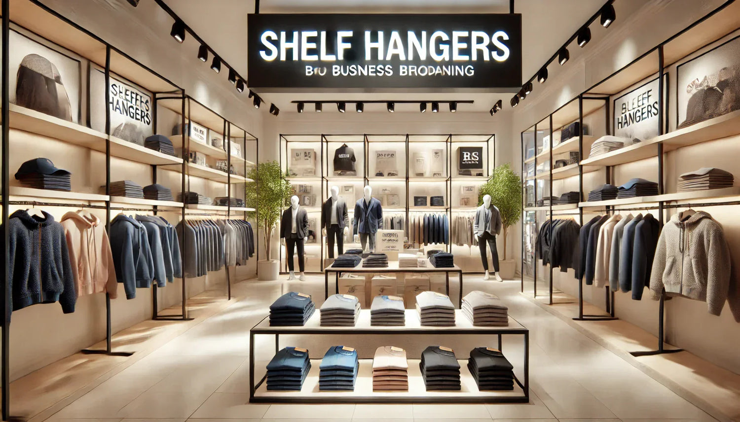 ブティックやアパレルショップにおけるシェルフハンガーの重要性 | 最適なディスプレイ方法