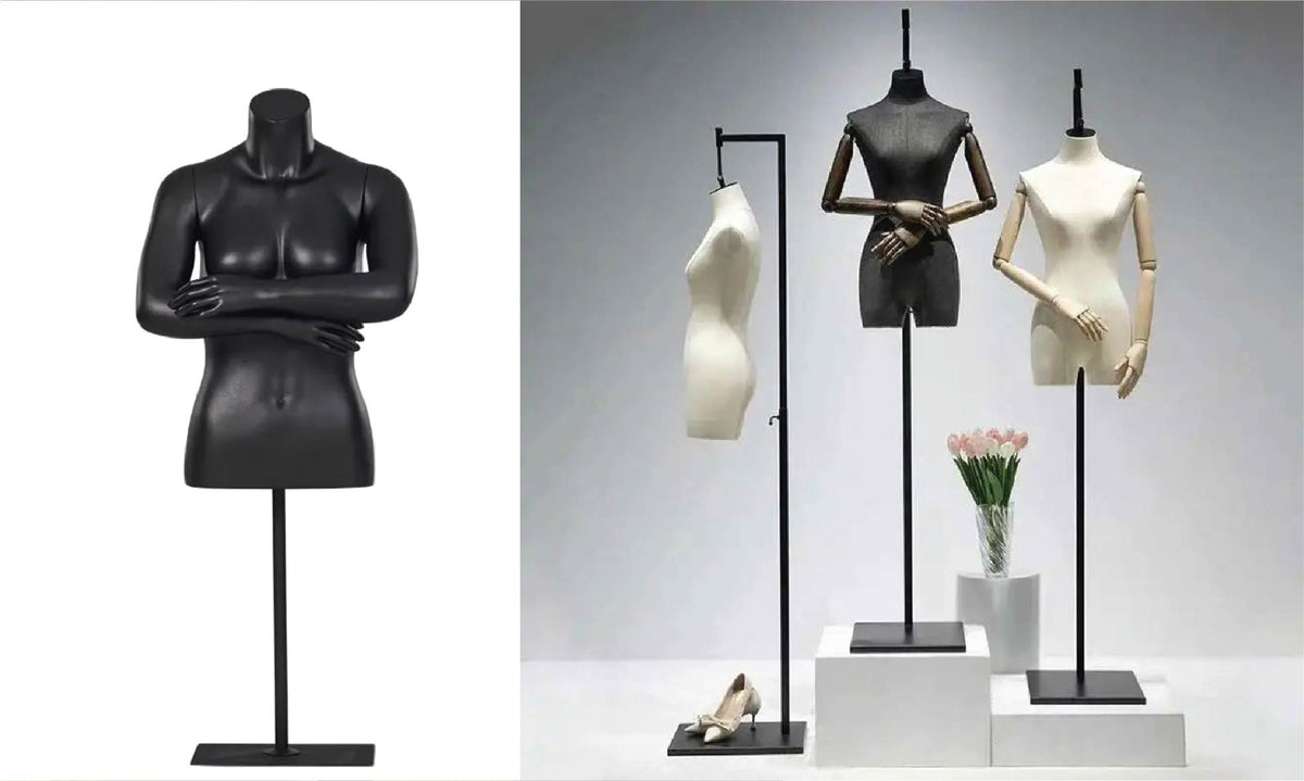 女性用トルソーマネキン｜アパレル展示に最適な上半身ディスプレイ｜WEONE