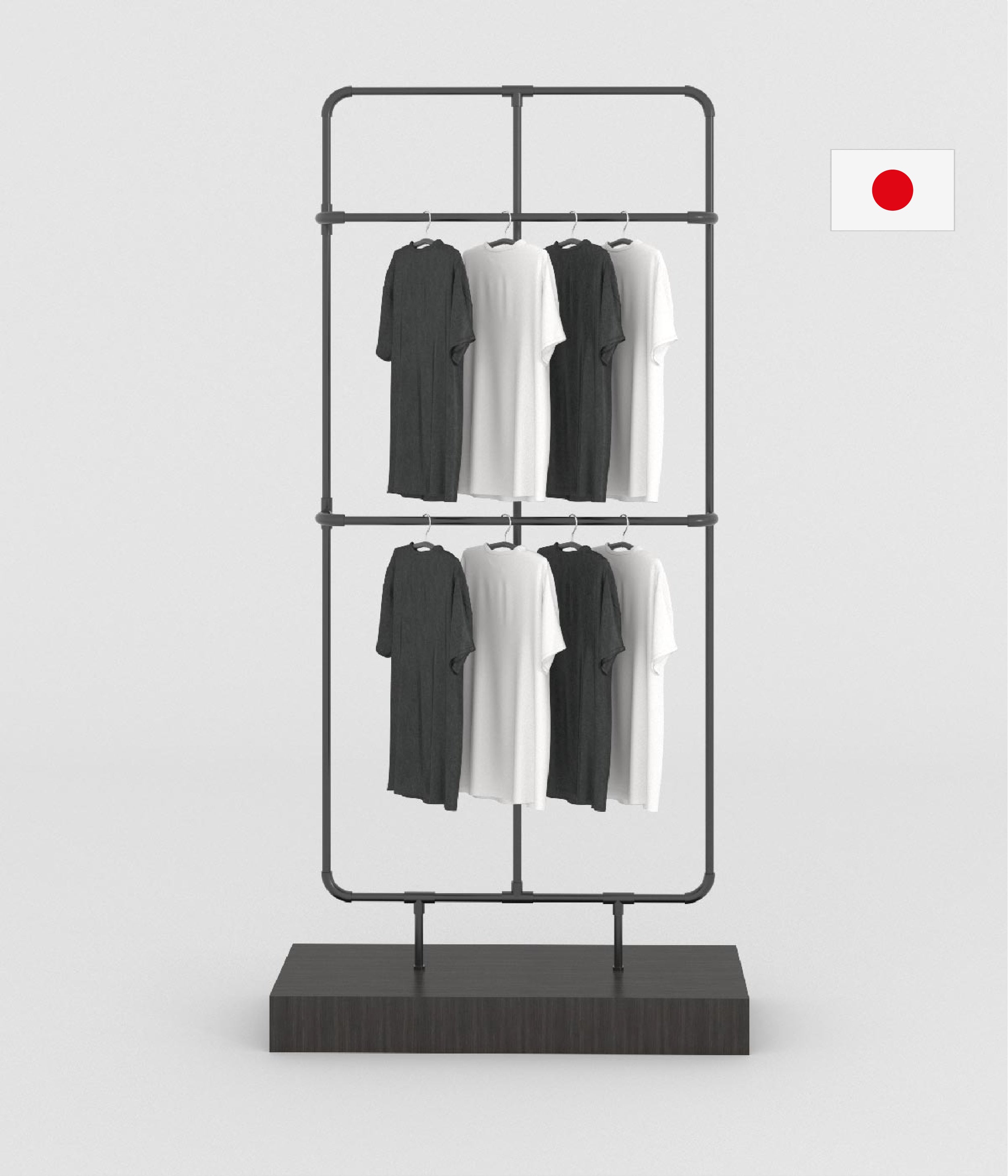 モダンブティック用ディスプレイラック 121