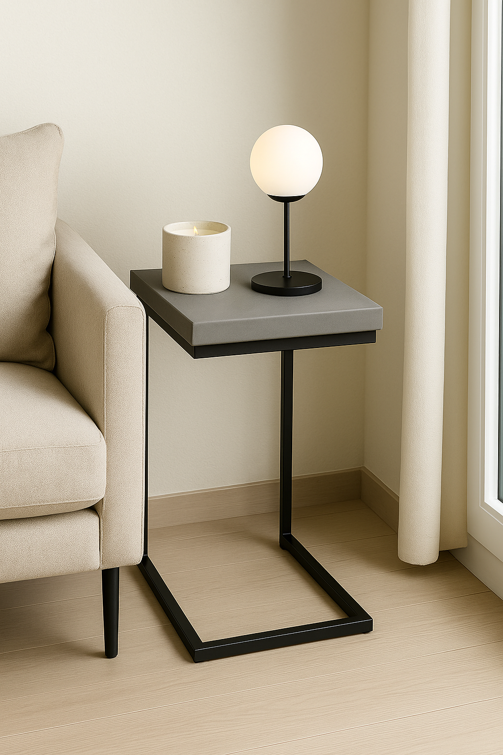 Concrete side table 2723