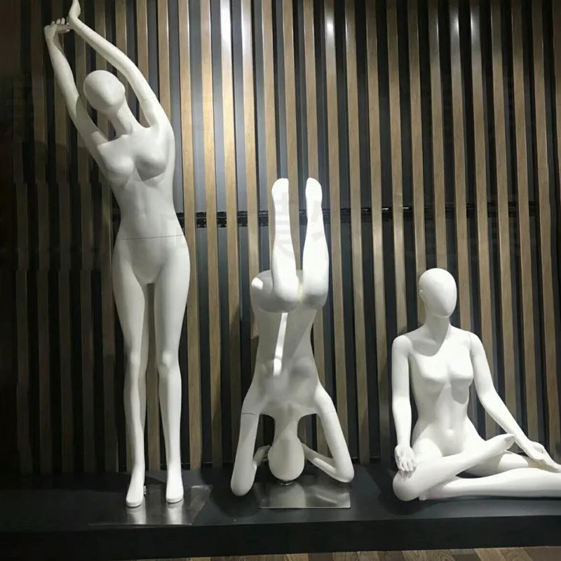 Full body female yoga pose mannequin 24159