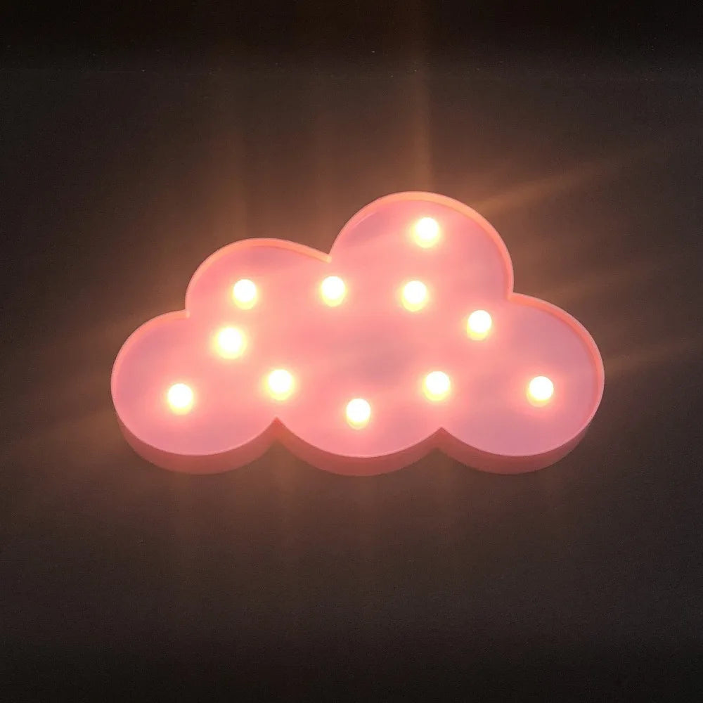 クラウドLED 3Dカートゥーンナイトライト