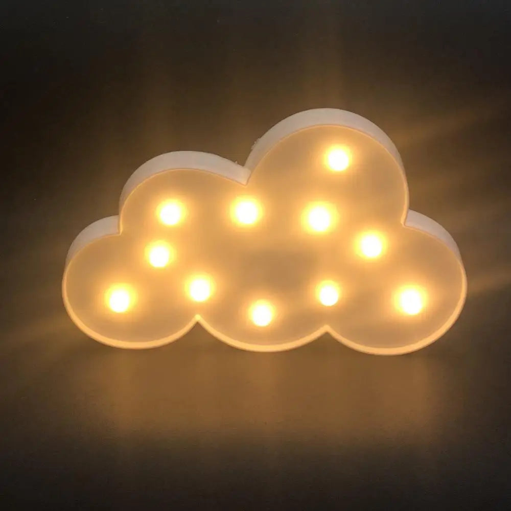クラウドLED 3Dカートゥーンナイトライト
