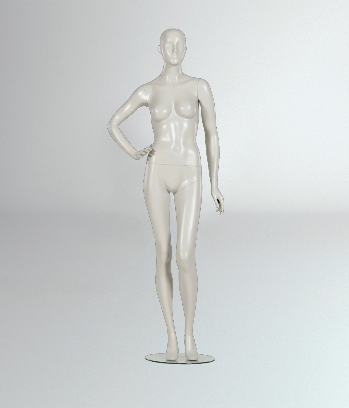 マネキンドレスフォーム女性取り外し可能ソリッドウッドアームド 