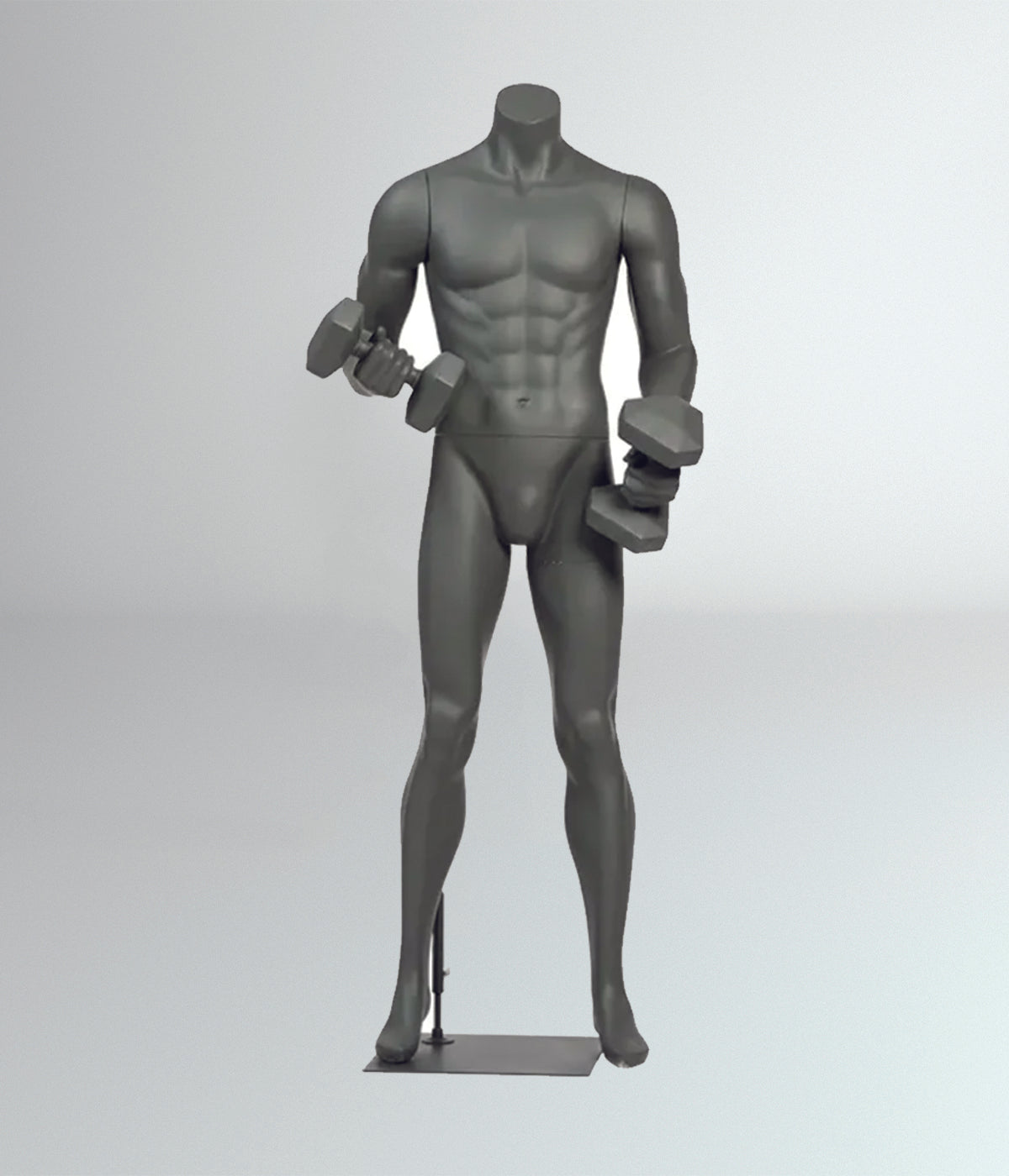 ブラックメンズマネキン | フルボディディスプレイ