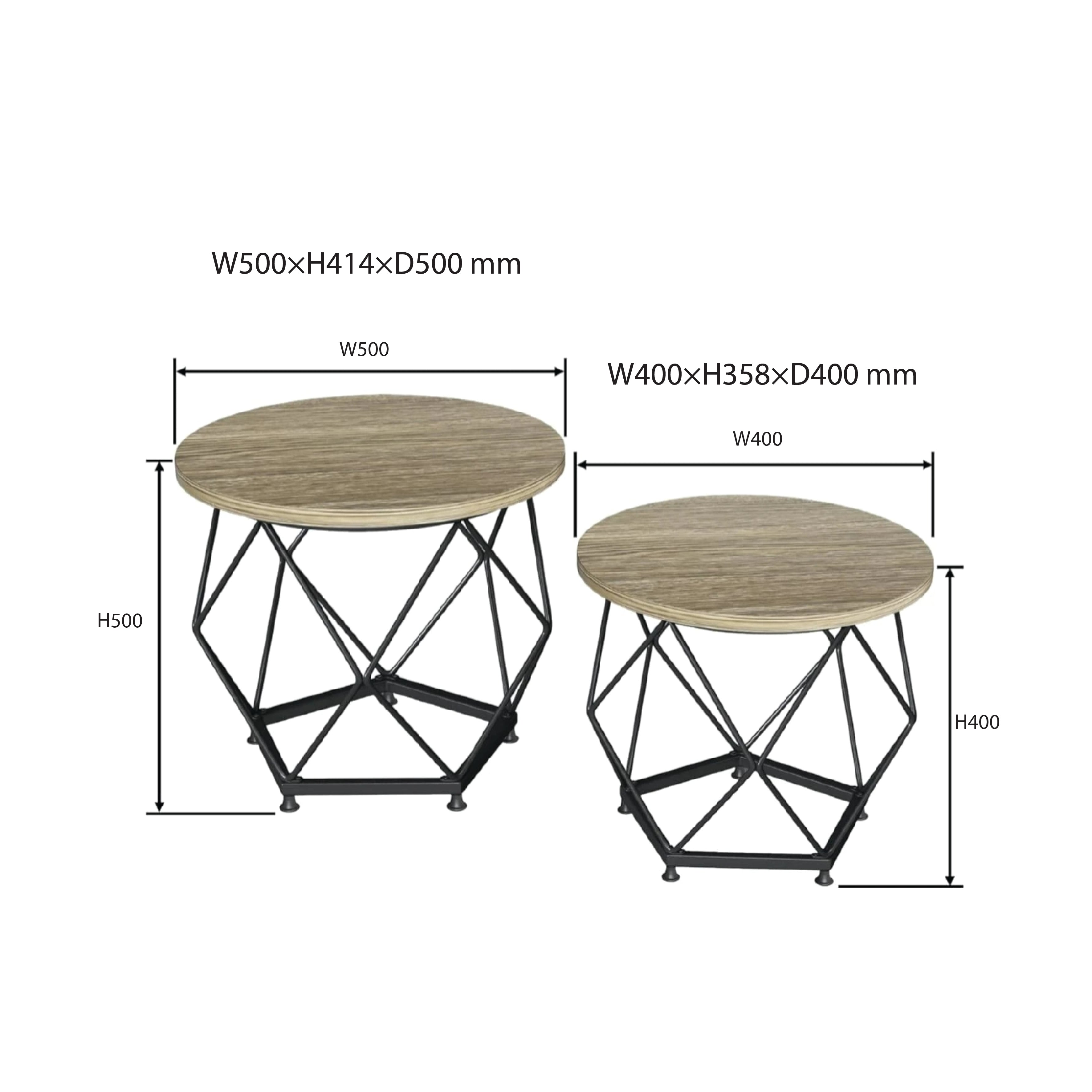 Small round modern coffee table 2710