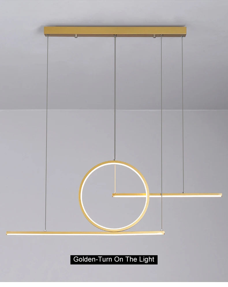 モダン幾何学LEDペンダントライト 3405