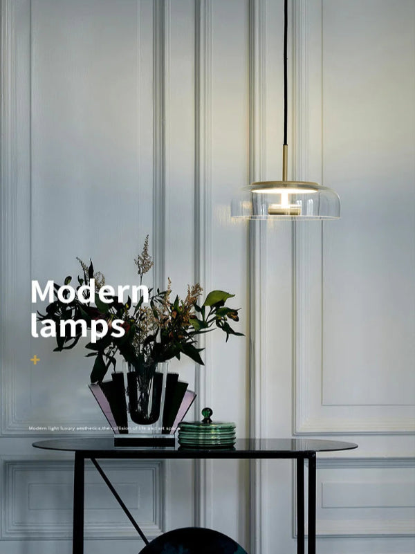 北欧ガラス製ペンダントライト 3402
