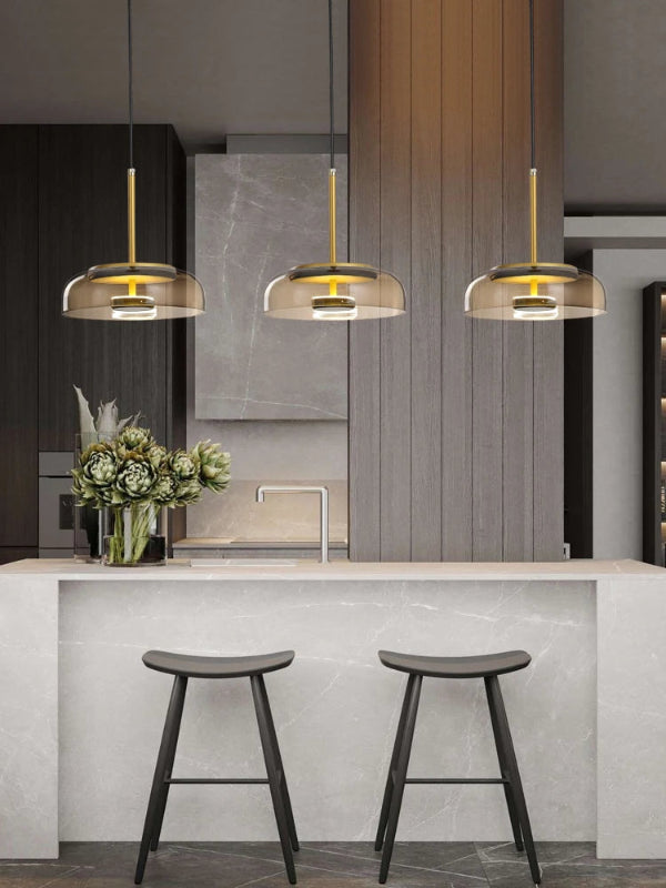 北欧ガラス製ペンダントライト 3402