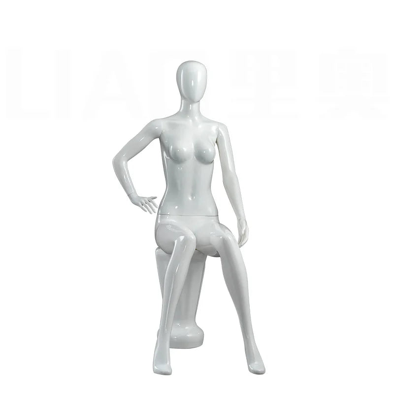 Sitting pose female mannequin 24143