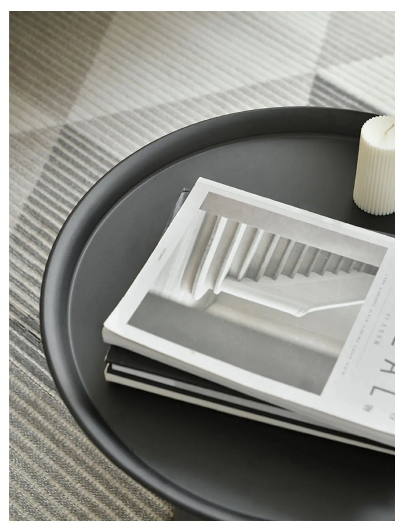 Modern and simple round sofa side coffee table 2701