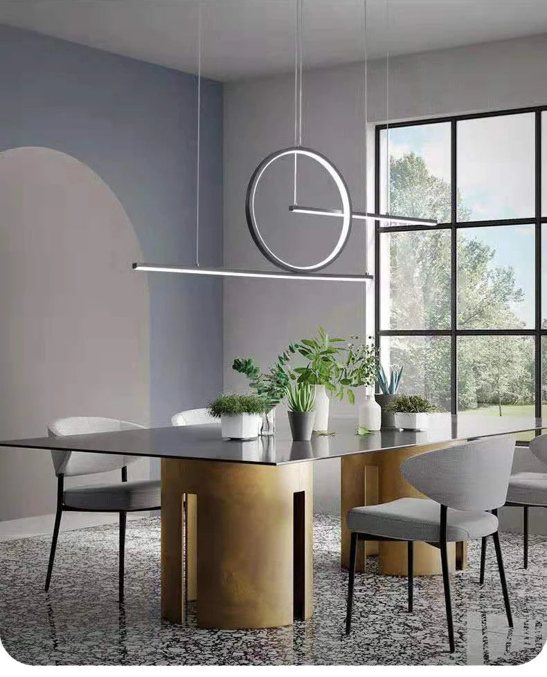 モダン幾何学LEDペンダントライト 3405