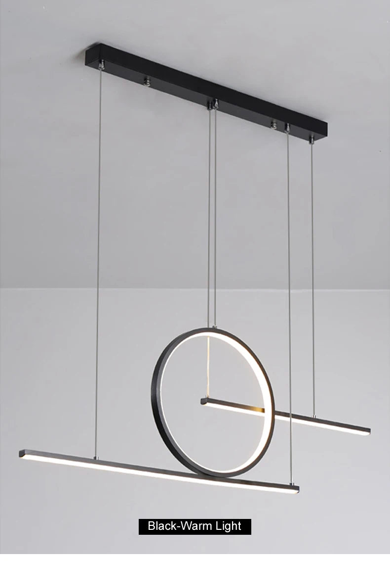 モダン幾何学LEDペンダントライト 3405