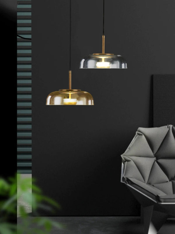 北欧ガラス製ペンダントライト 3402