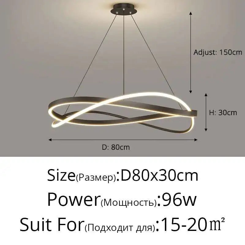 Moon motif LED pendant light 3406