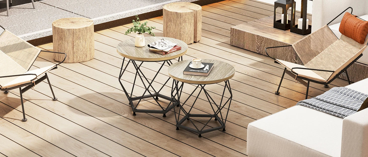 Small round modern coffee table 2710