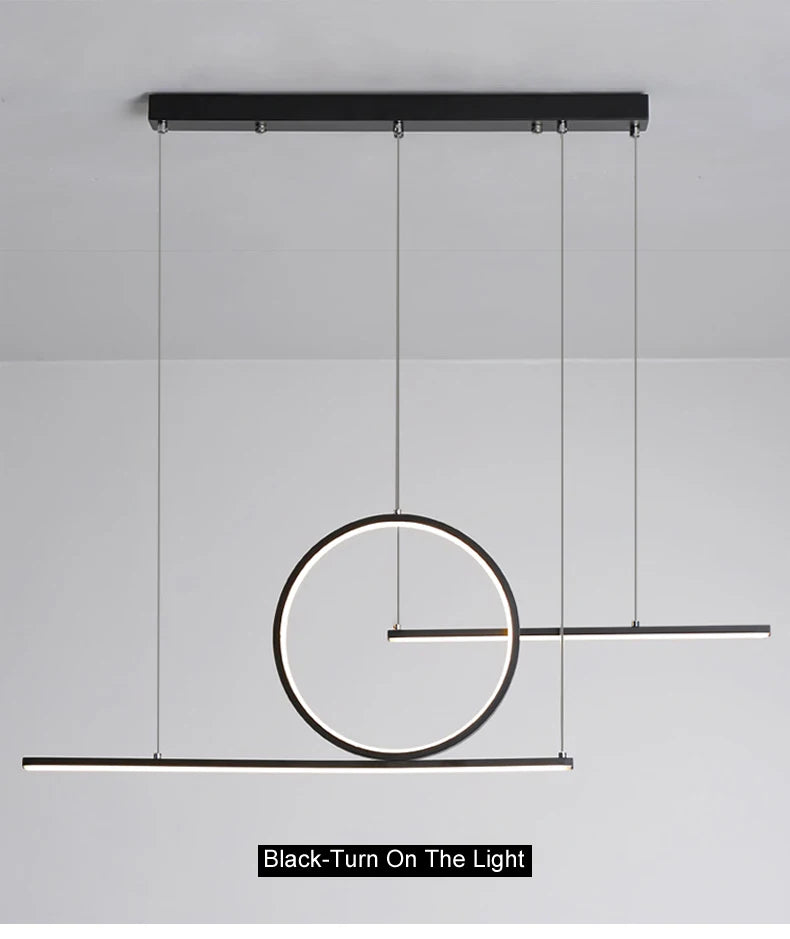 モダン幾何学LEDペンダントライト 3405