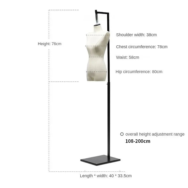 Female half torso mannequin 24151