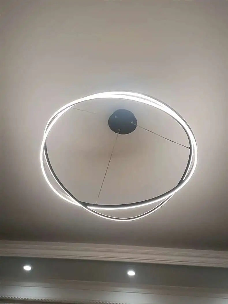 Moon motif LED pendant light 3406