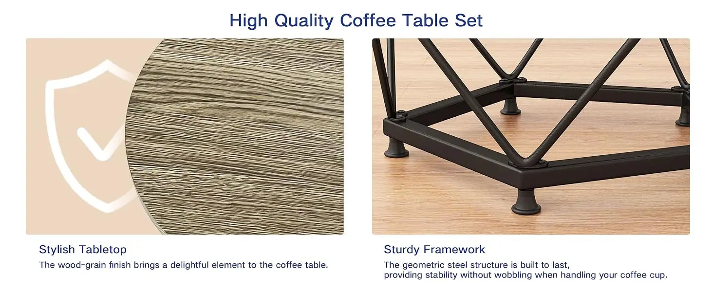 Small round modern coffee table 2710