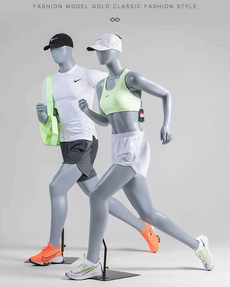 Muscle type running mannequin 24156
