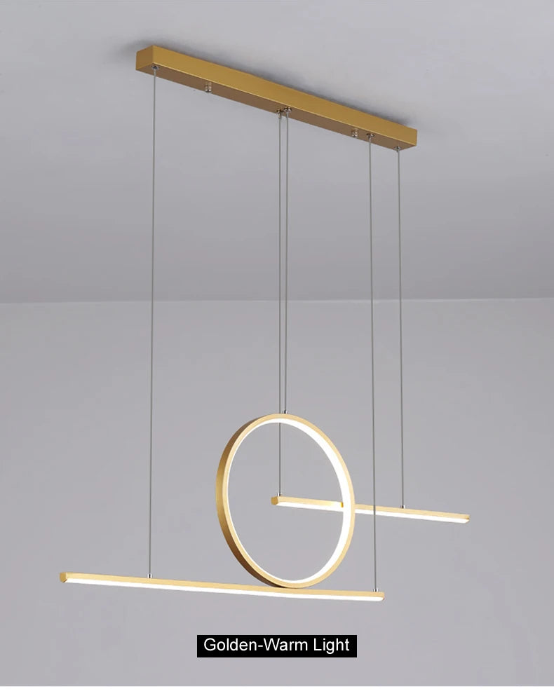 モダン幾何学LEDペンダントライト 3405