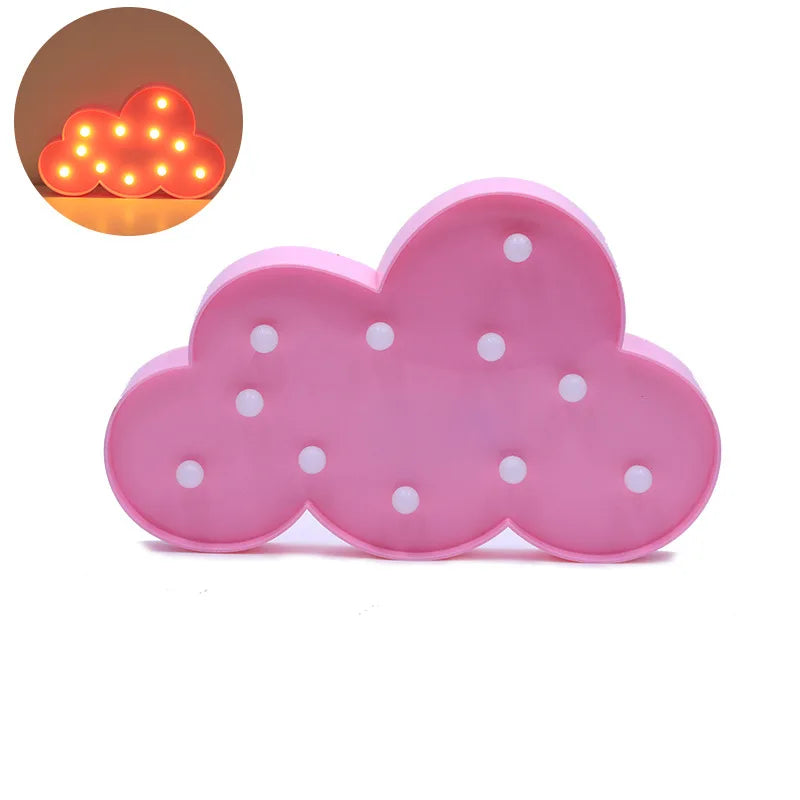 クラウドLED 3Dカートゥーンナイトライト
