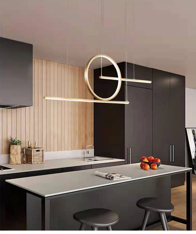 モダン幾何学LEDペンダントライト 3405