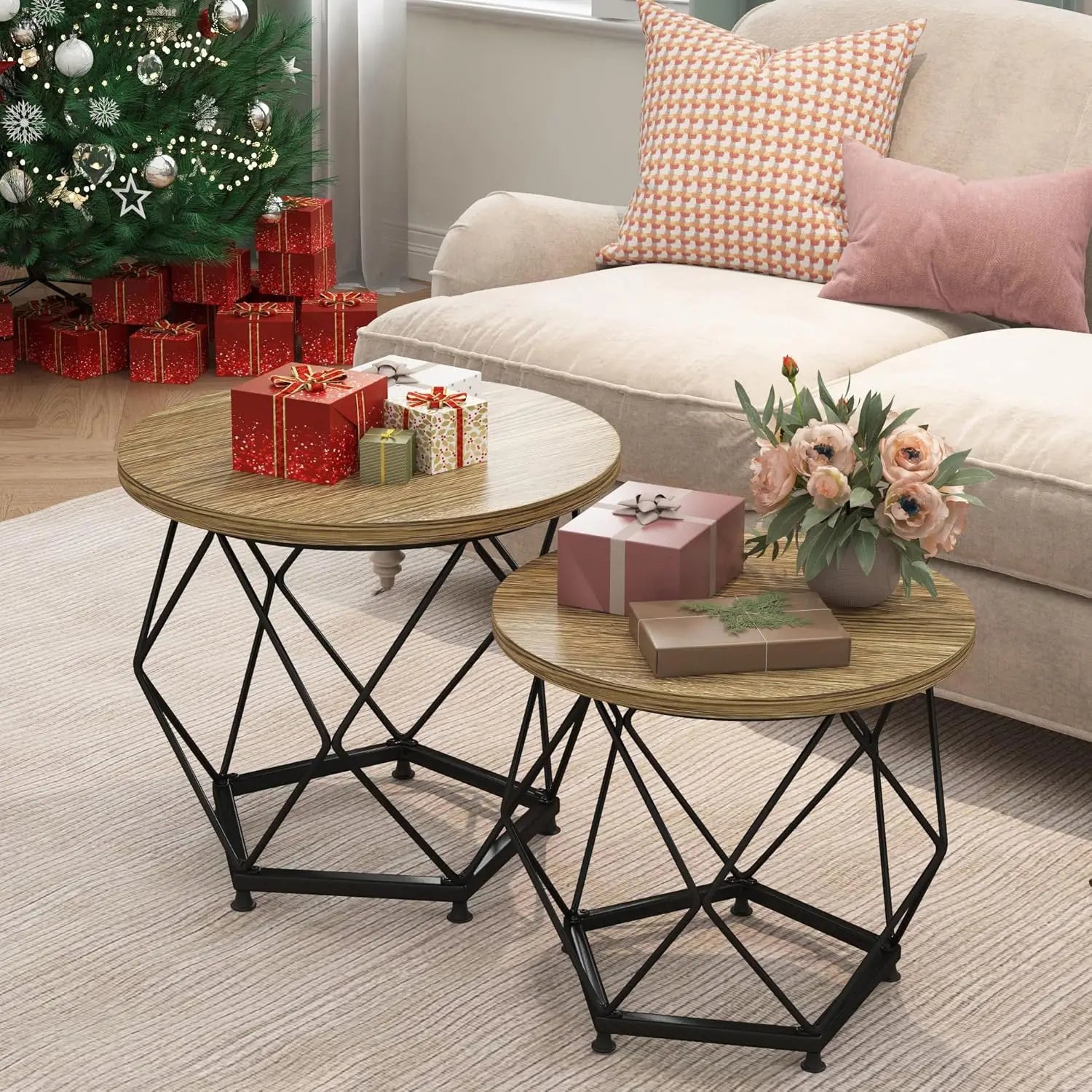 Small round modern coffee table 2710