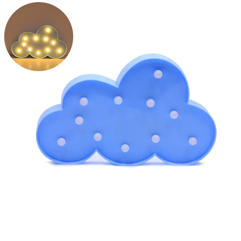 クラウドLED 3Dカートゥーンナイトライト