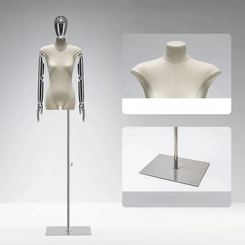 高級ベルベット製ドレスフォームマネキン 24162