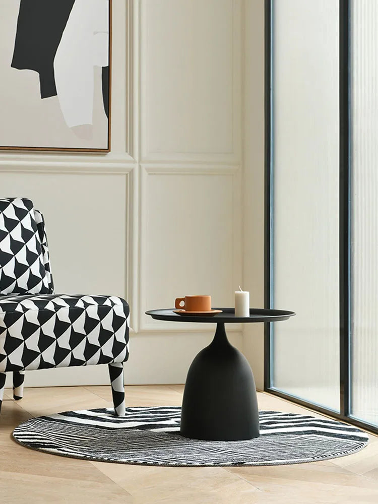 Modern and simple round sofa side coffee table 2701