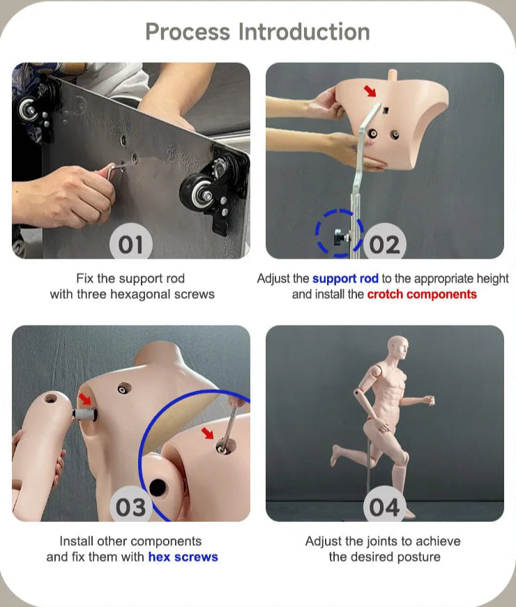 Multi-purpose robot style full body mannequin 24157
