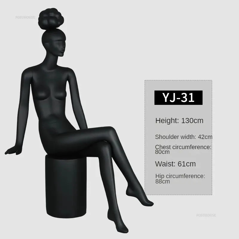 女性用シッティングマネキン 24160