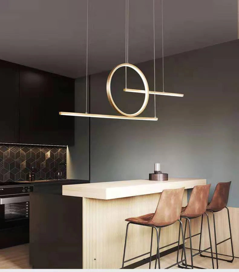 モダン幾何学LEDペンダントライト 3405