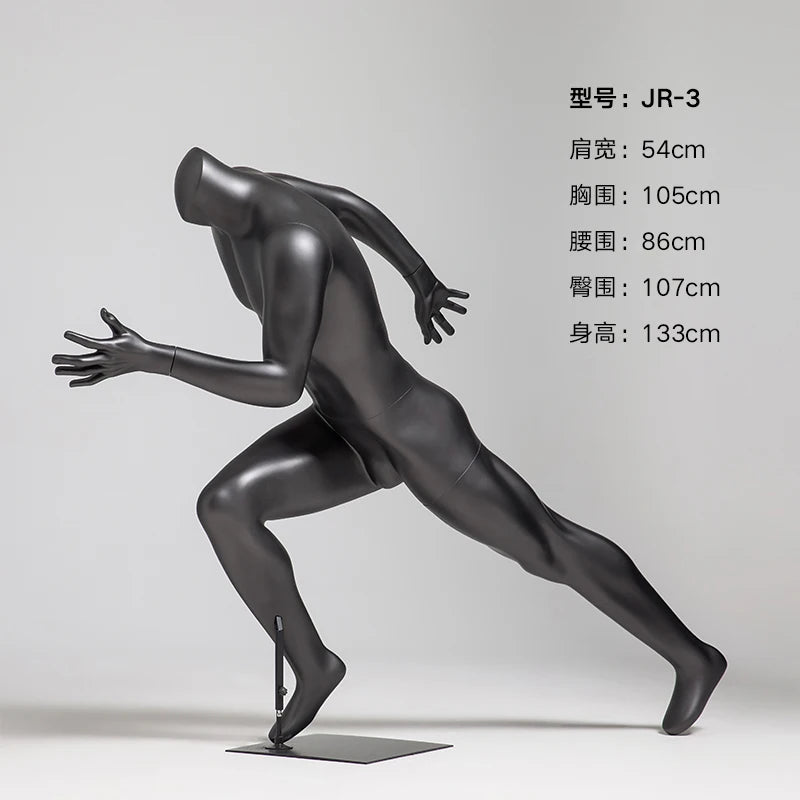 Muscle type running mannequin 24156