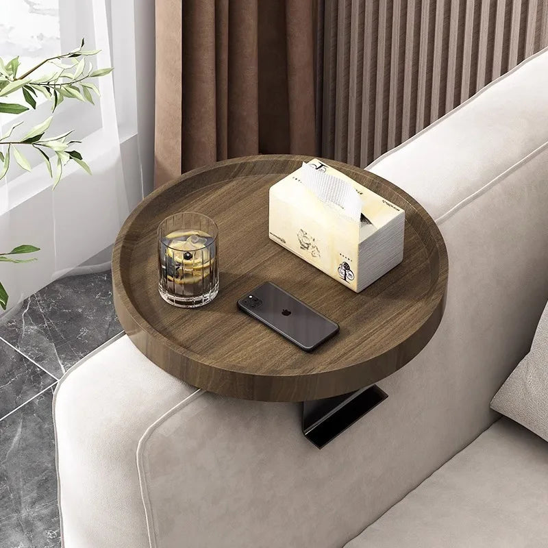 Mini Solid Wood Round Table for Side and Bed 2510