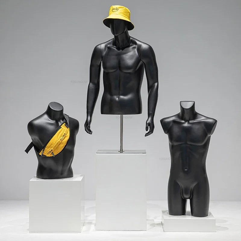 Male half-body mannequin 24152