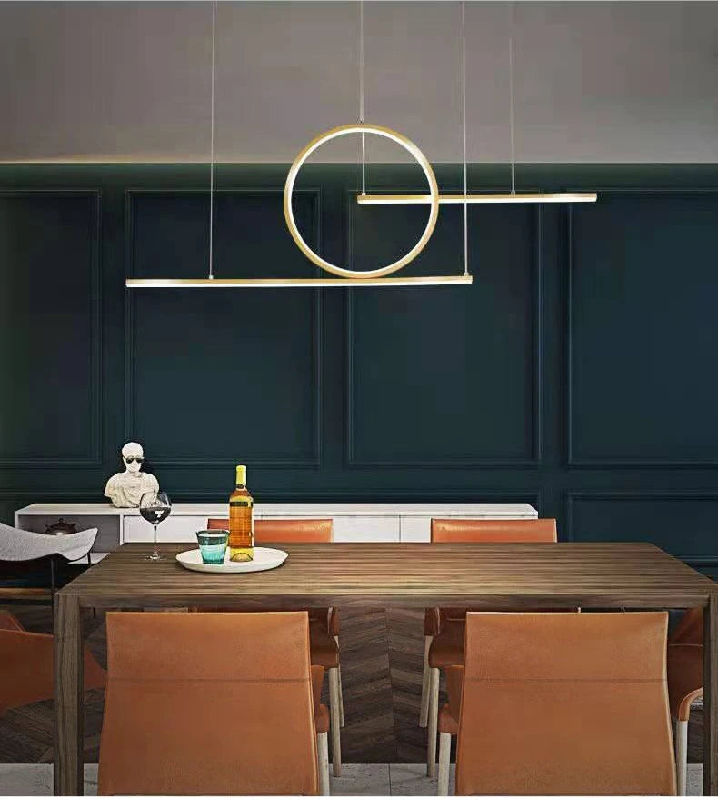 モダン幾何学LEDペンダントライト 3405