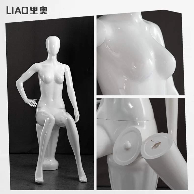 Sitting pose female mannequin 24143