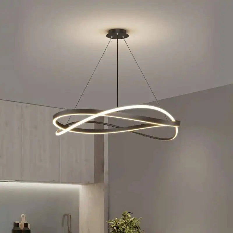 Moon motif LED pendant light 3406