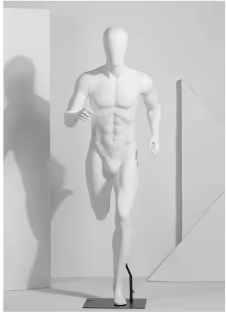 ダイナミックなポーズの全身マネキン | 陸上競技&フィットネス向け