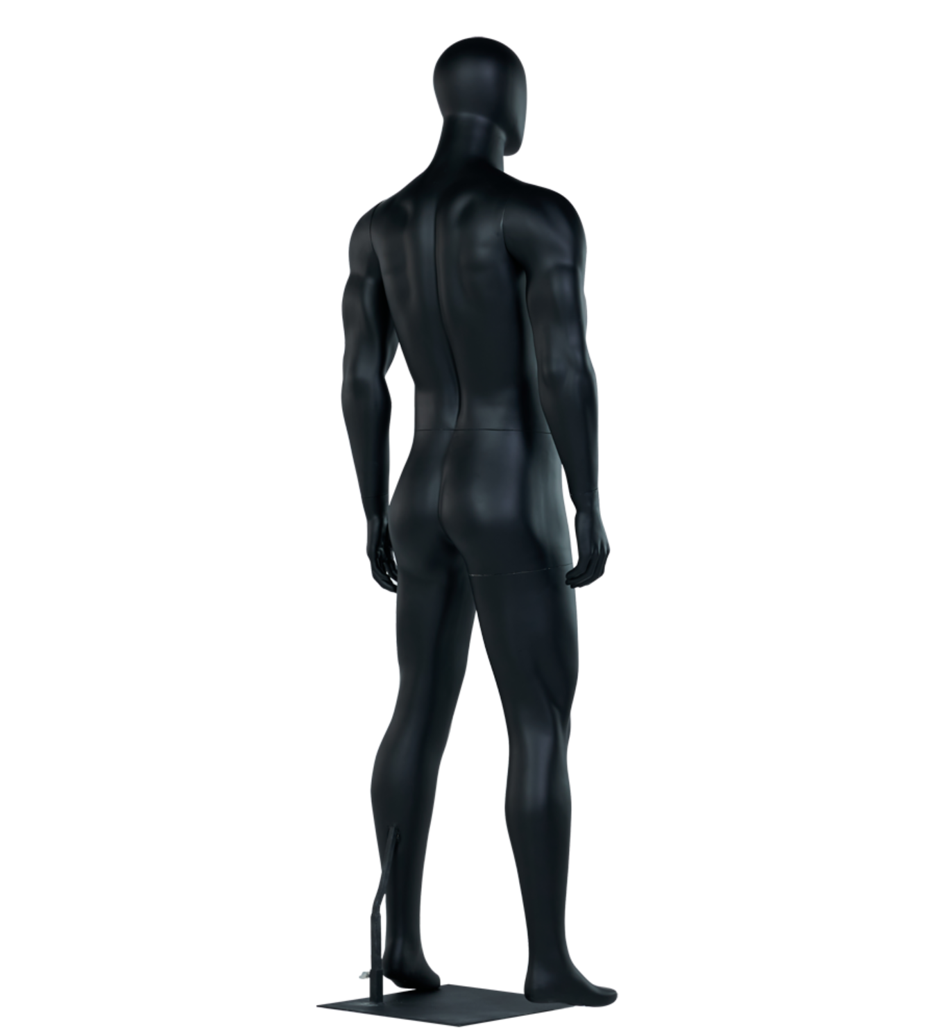 男性マネキン左側面ビュー|シンプルなスタンダードモデル