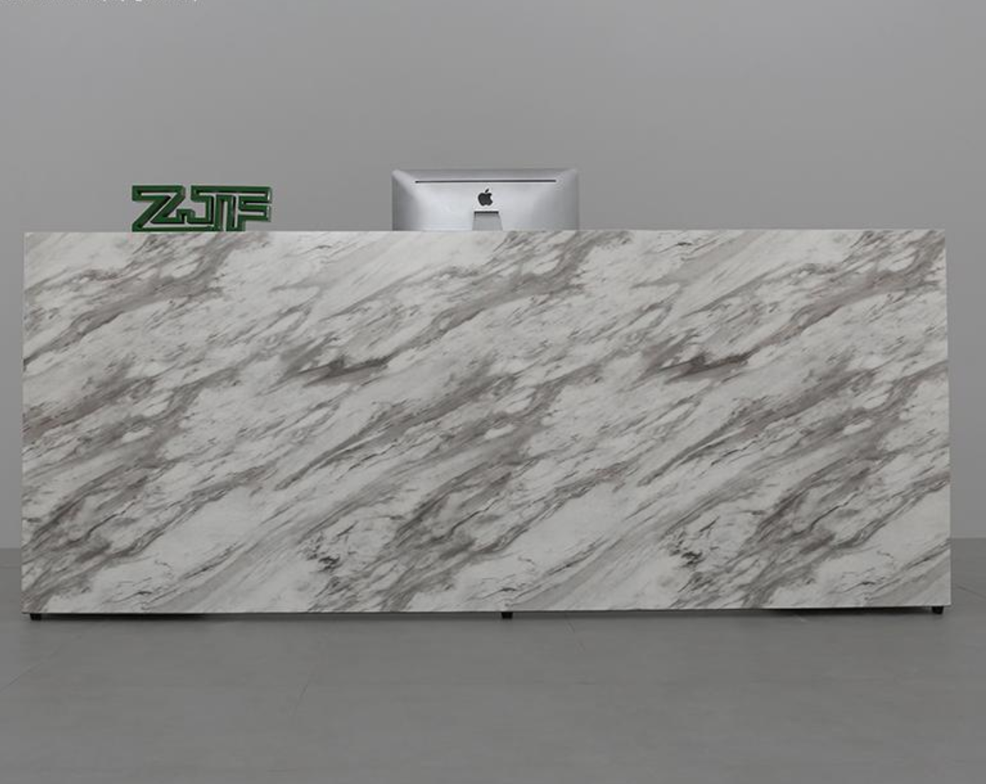 大理石製レセプションデスク | モダンなオフィス受付