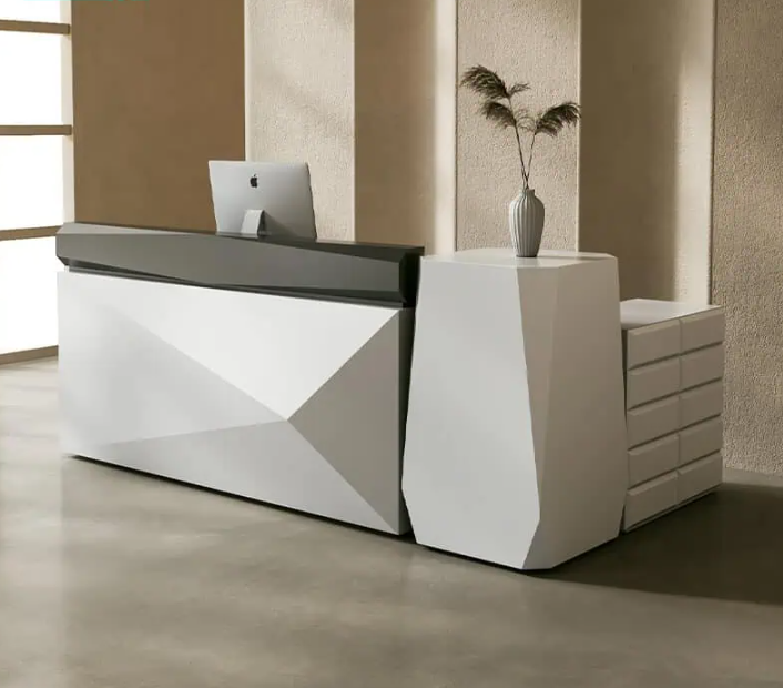 モダンな受付デスク | 幾何学的なデザイン